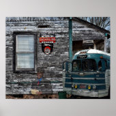 Poster Arrêt de bus Greyhound (Devant)