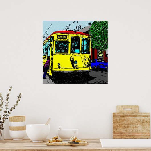 Poster Arrêt de chariot (Cuisine)