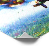 Poster Arrêt Fokker D.VII par Nieuport 28.C1 (Coin)