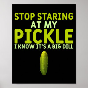 Poster Arrête de mater mon ckle drôle de ckle Nourriture