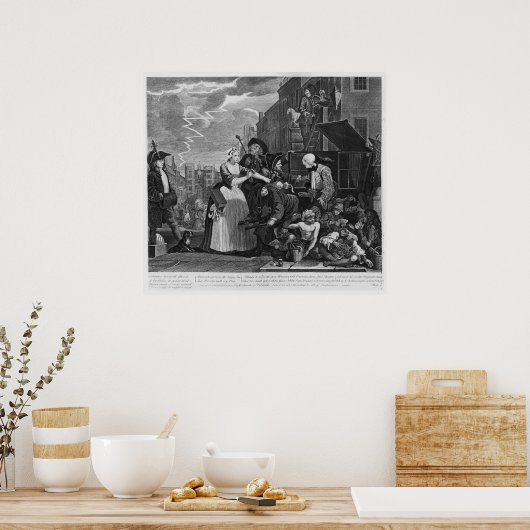 Poster Arrêté pour dette (Cuisine)