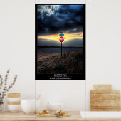 Poster ARRÊTE ! ! ! Regarde ce coucher de soleil ! (Cuisine)