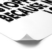 Poster Arrêter de fumer Mari (Coin)