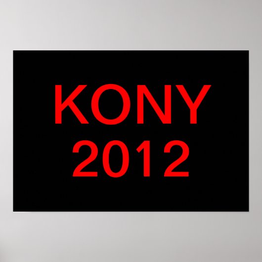 Poster Arrêter Kony (Devant)