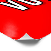 Poster Arrêter la fraude électorale (Coin)