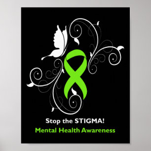 Poster Arrêter la stigmatisation - Sensibilisation à la s