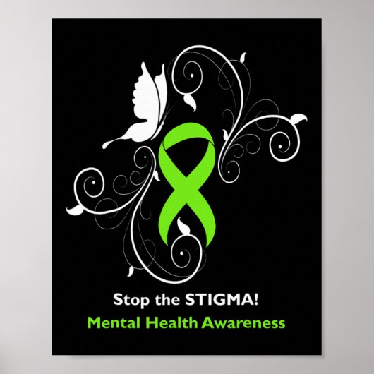 Poster Arrêter la stigmatisation - Sensibilisation à la s (Devant)