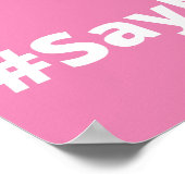 Poster Arrêter la violence contre les femmes (Coin)