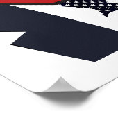 Poster Arrêter l'affiche Trump (Coin)