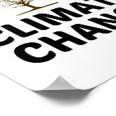 POSTER ARRÊTER LE CHANGEMENT CLIMATIQUE (Coin)