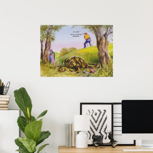 Poster Arrêter le marquage (Bureau à domicile)