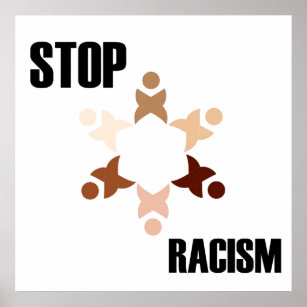 Poster Arrêter le racisme