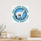 Poster Arrêter le Réchauffement climatique (Cuisine)