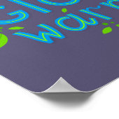 Poster Arrêter le Réchauffement climatique (Coin)