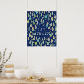 Poster ARRÊTER LE RÉCHAUFFEMENT CLIMATIQUE Sauver la Terr (Cuisine)