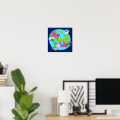 Poster Arrêter le Réchauffement climatique - Texté | Post (Bureau à domicile)