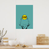 Poster Arrêter le signe 24 (Cuisine)