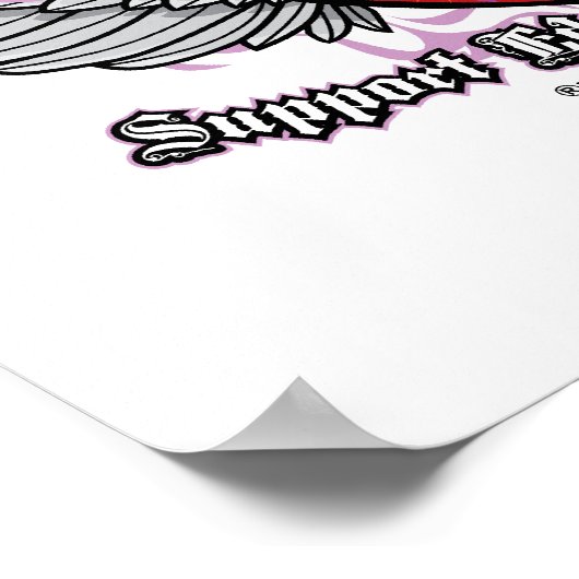 Poster Arrêter les ailes de mauvais traitements envers le (Coin)