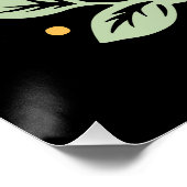 Poster Arrêter l'intimidation anti-intimidation rétro flo (Coin)