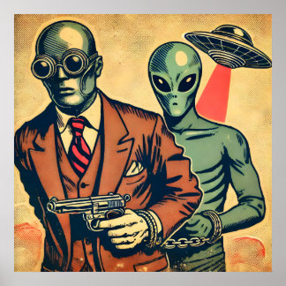 Poster 'Arrêter un alien'