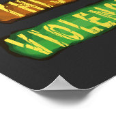 Poster Arrêtez cette violence (Coin)