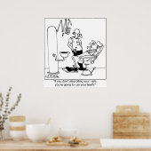 Poster Arrêtez De Cacher Vos Ongles (Cuisine)