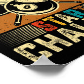 Poster Arrêtez de parler Commencez à parler - Billard de  (Coin)