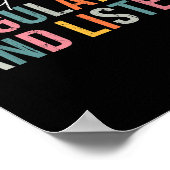 Poster Arrêtez De Réglementer Et D'Écouter, Conseiller Sc (Coin)