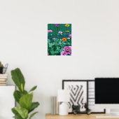 Poster Arrêtez de sentir les fleurs (Bureau à domicile)