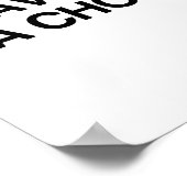 POSTER ARRÊTEZ DE VOUS BALANCER VOUS AVEZ LE CHOIX (Coin)