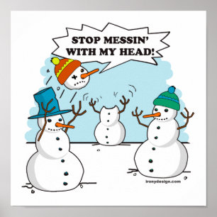 Poster Arrêtez de vous embrouiller avec ma tête