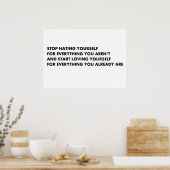 Poster Arrêtez de vous haïr (Cuisine)