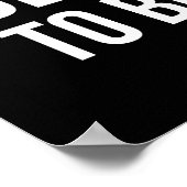 Poster Arrêtez d'être moyen, vous êtes destiné à être gra (Coin)