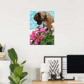 Poster Arrêtez et sentez les fleurs (Bureau à domicile)