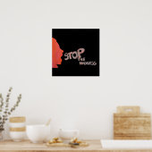 Poster Arrêtez l'affiche de la folie (Cuisine)