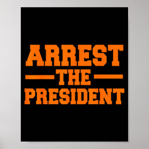 Poster Arrêtez le président Impeach Donald Trump Cadeau