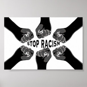 Poster Arrêtez le racisme