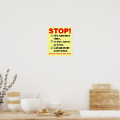 Poster Arrêtez Pour Quelque Raison Que Vous Choisissiez D (Cuisine)
