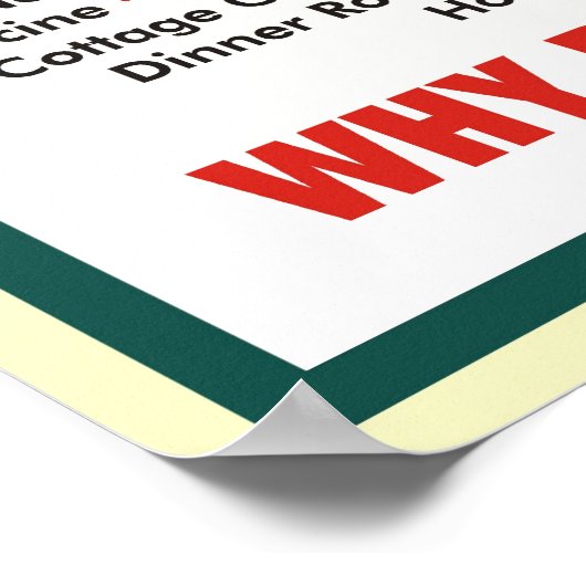 Poster Arrêtez-vous et mangez l'affiche #1 (Coin)