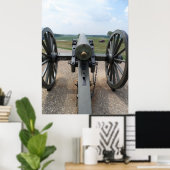 Poster Arrière de l'Amérique Guerre civile Cannon (Bureau à domicile)