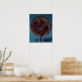 Poster Arrière d'un miroir en bronze (Cuisine)