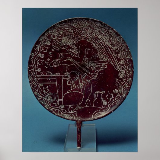 Poster Arrière d'un miroir en bronze (Devant)