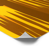 Poster Arrière - plan à fleurs orange (Coin)