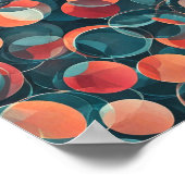 Poster Arrière - plan Abstrait (Coin)