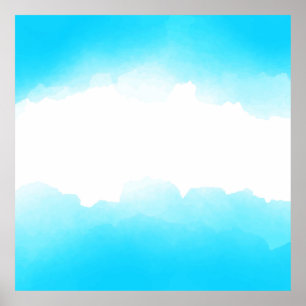 Poster Arrière - plan abstrait aquarelle