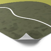 Poster arrière - plan Abstrait avec fleurs (Coin)