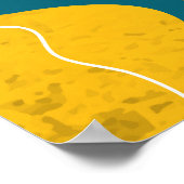 Poster arrière - plan Abstrait avec fleurs (Coin)