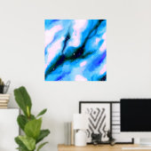 Poster Arrière - plan Abstrait de l'espace extra-atmosphé (Bureau à domicile)