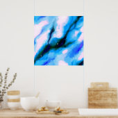 Poster Arrière - plan Abstrait de l'espace extra-atmosphé (Cuisine)