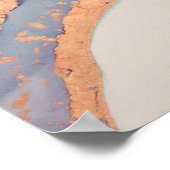 Poster arrière - plan Abstrait de peinture d'art fluide d (Coin)